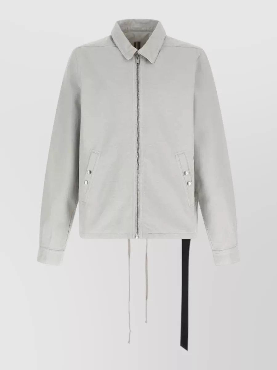Rick Owens Drkshdw Cotton zip front lightweight jacket