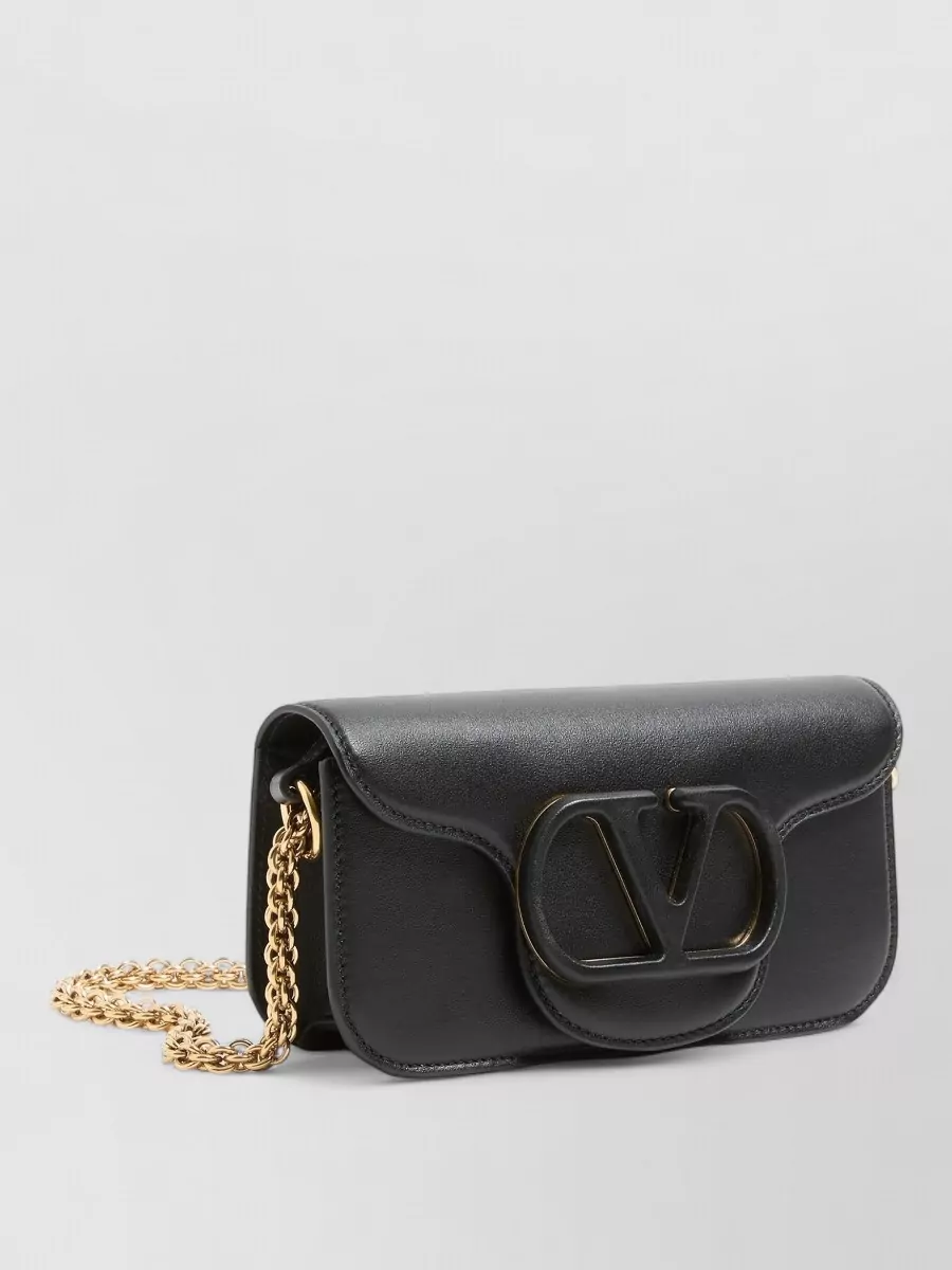 Valentino Calf Leather Small Shoulder Bag