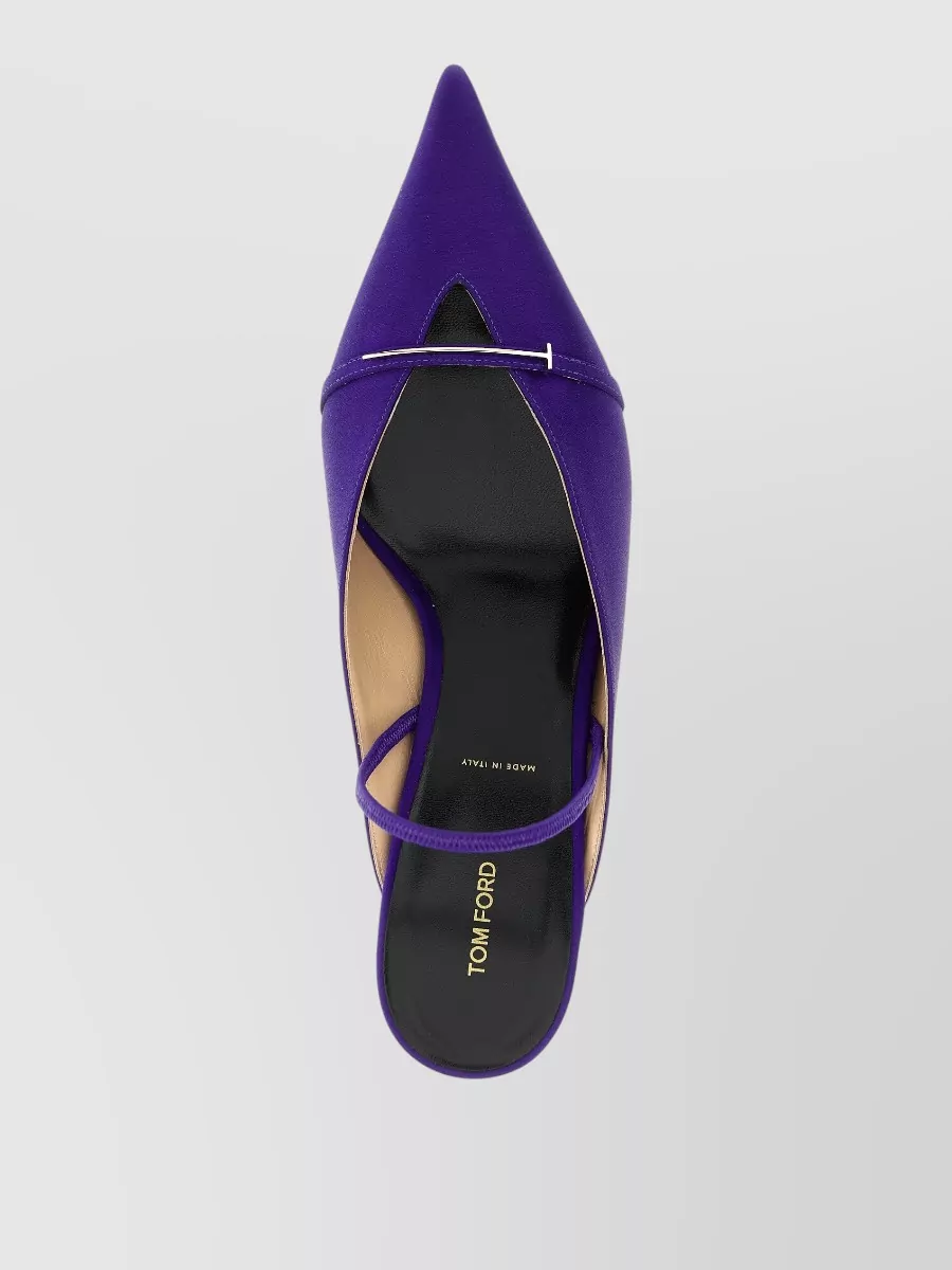 Tom Ford Julianne Slingback Pumps Pointed Toe Kitten
