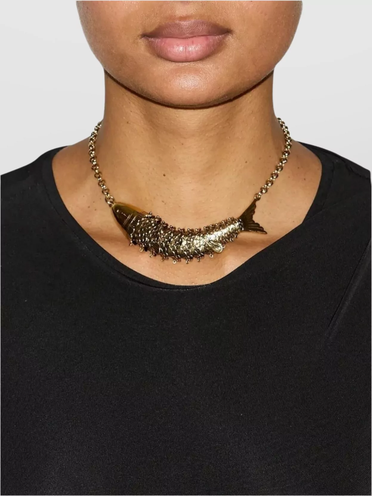 Isabel Marant Fish Chain Link Necklace