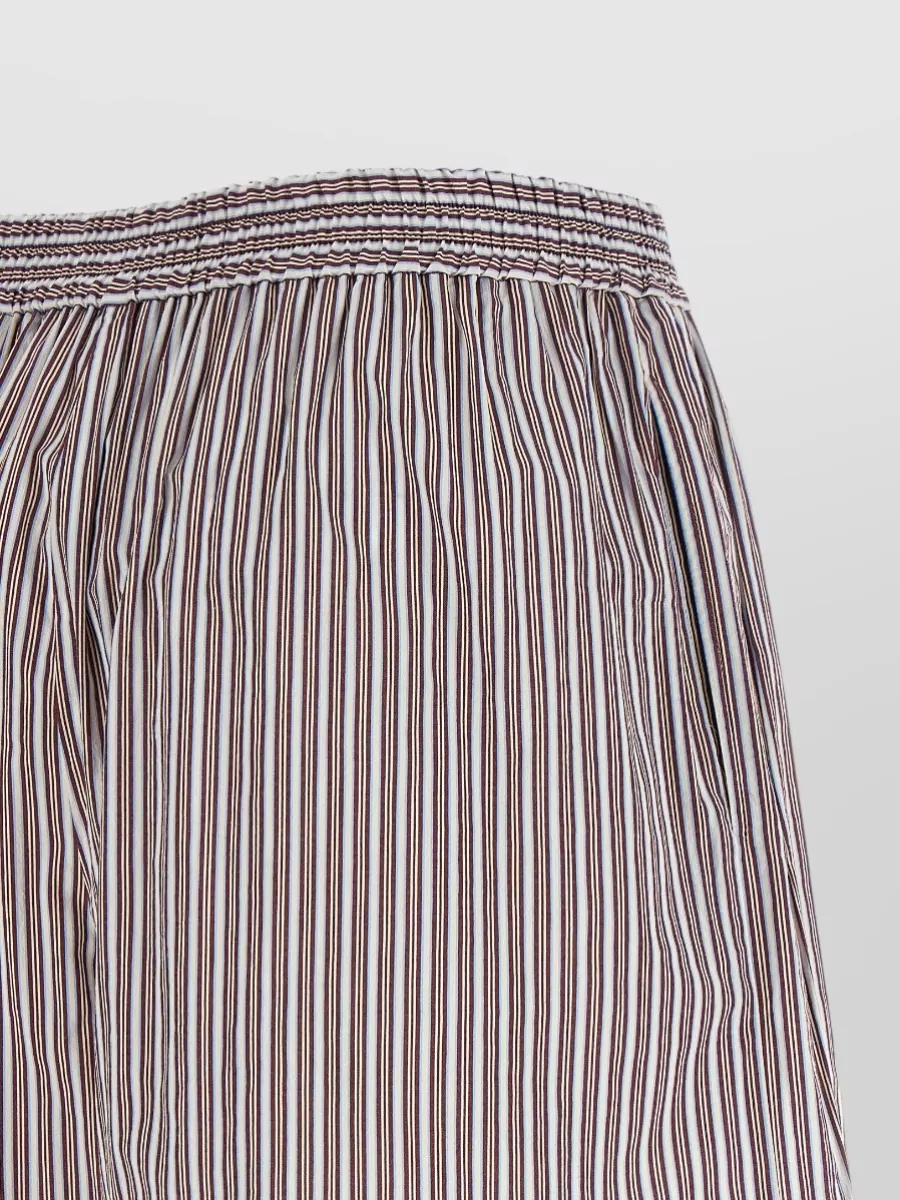 Brunello Cucinelli Silk Striped Pyjama Shorts