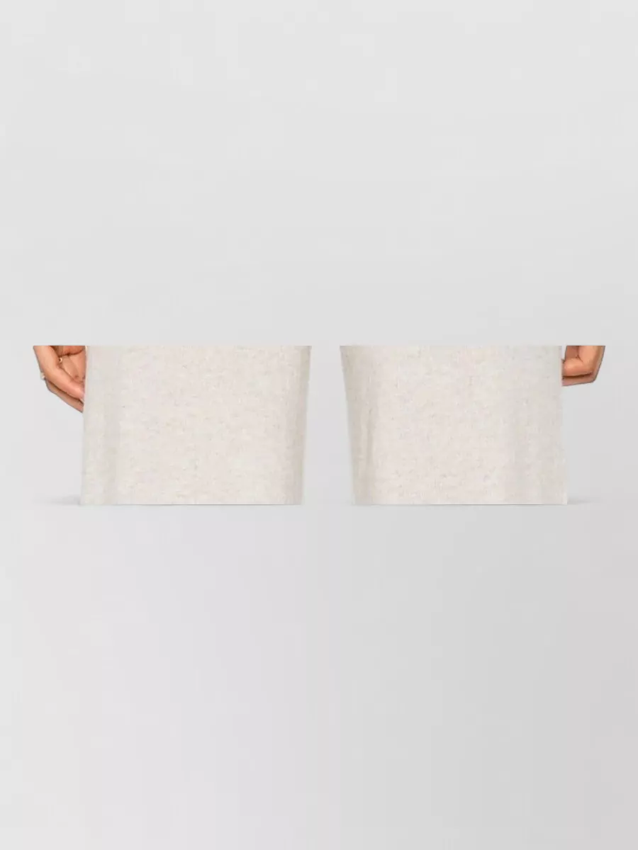 Lisa Yang Cashmere Short-Sleeve Turtleneck Sweater