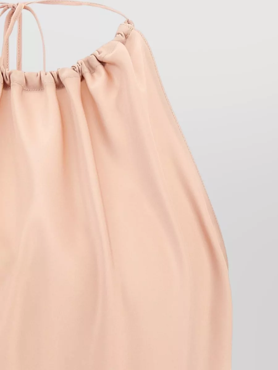 Pinko Carota Halterneck Top Tie Detail Design