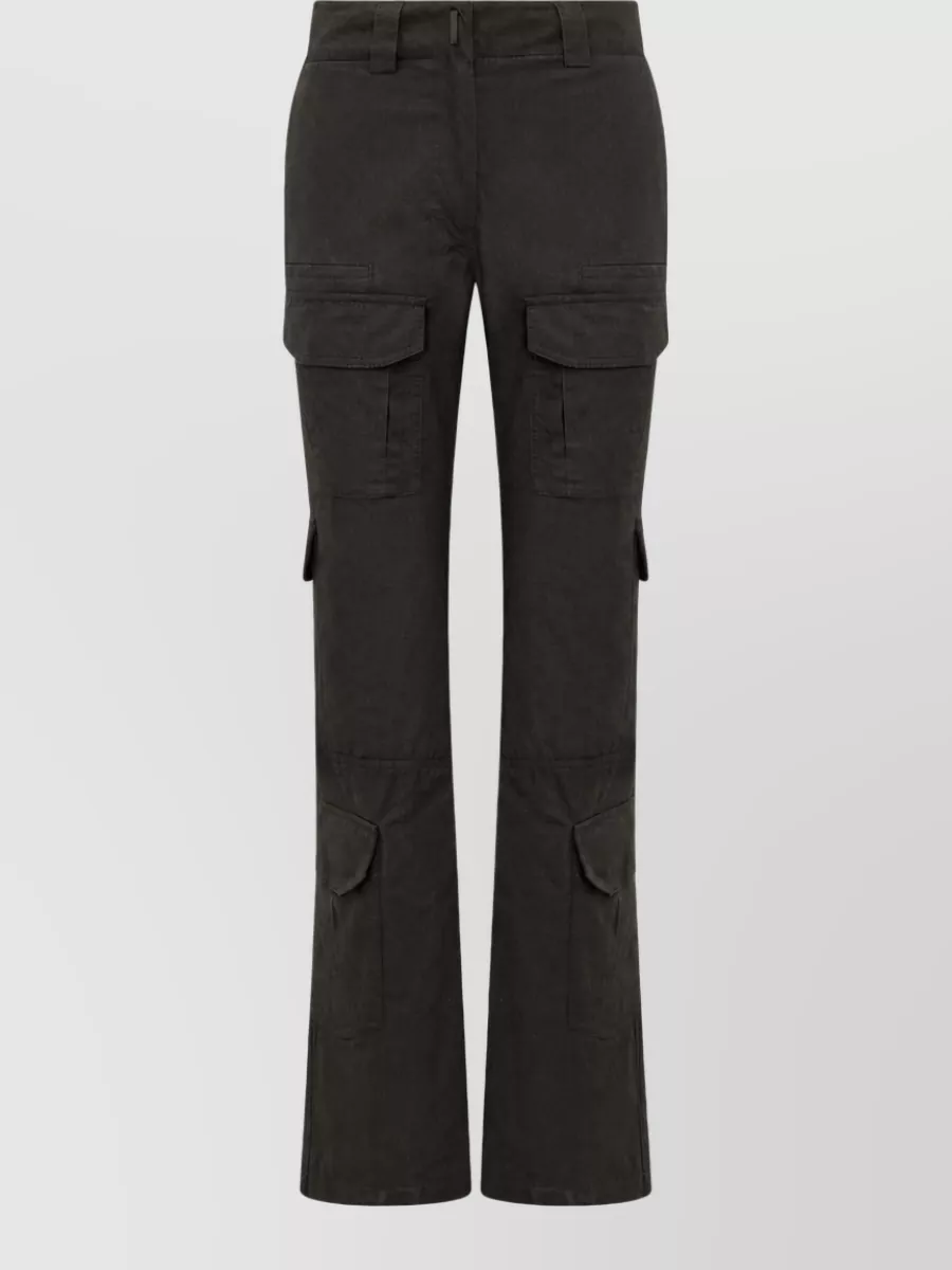 Givenchy Cotton Flared Cargo Trousers