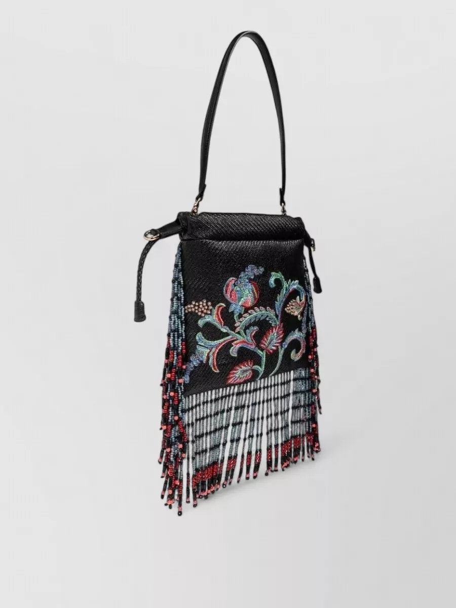 Etro Na Beaded Bucket Bag