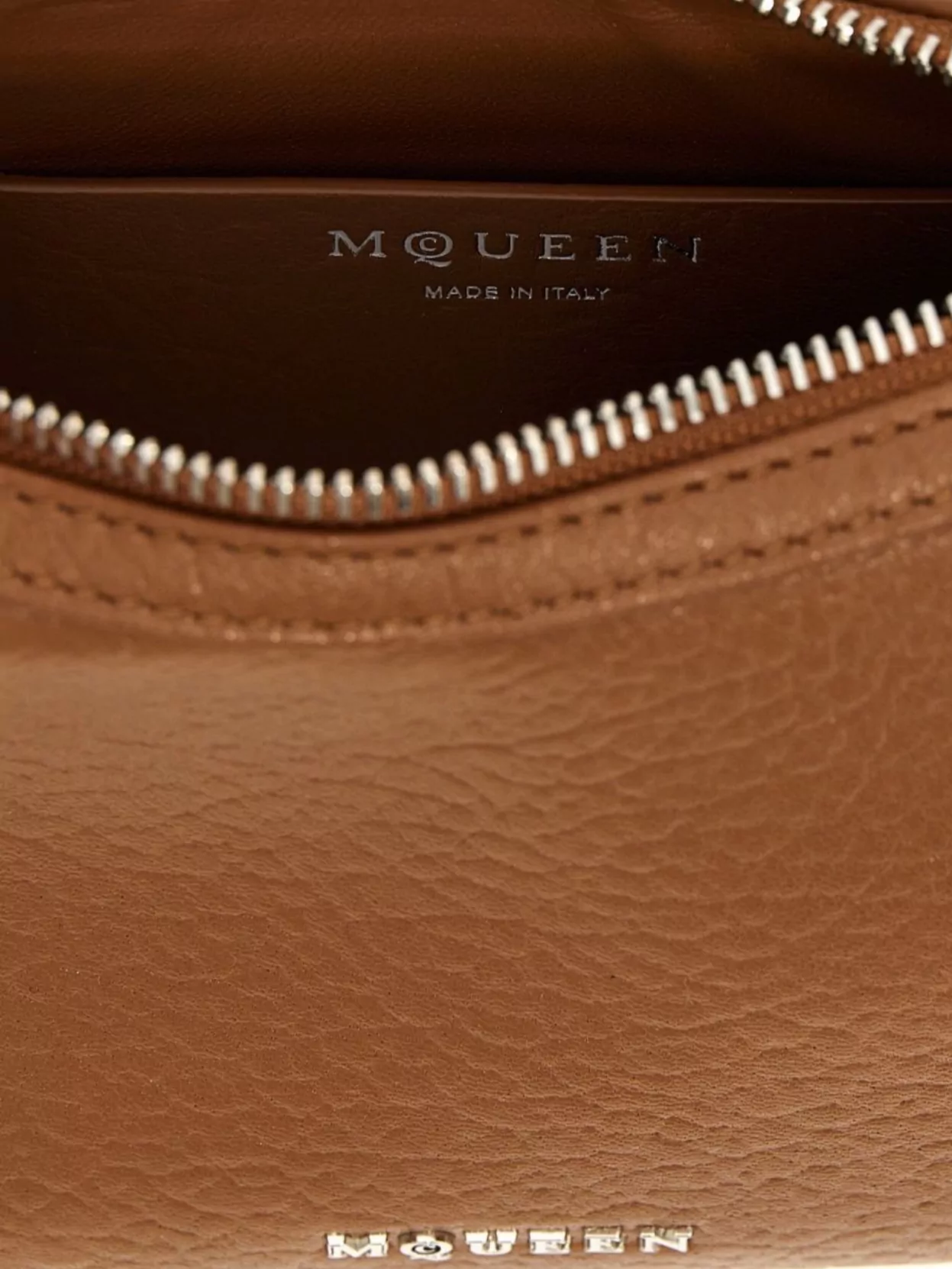 Alexander Mcqueen 'T-Bar Mini' Leather Handbag With Chain Strap