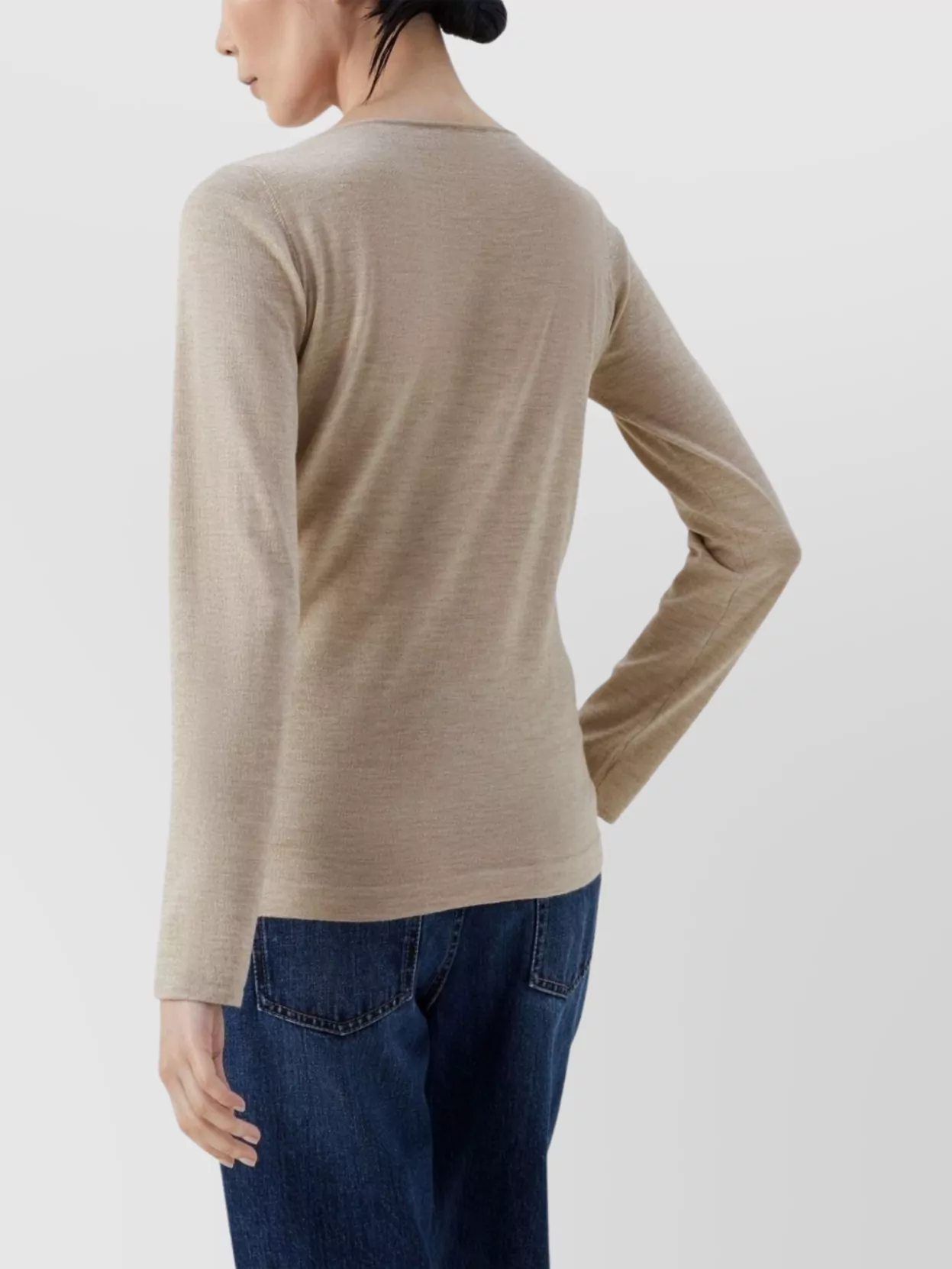 Brunello Cucinelli Boat Neck Cashmere-Silk Sweater