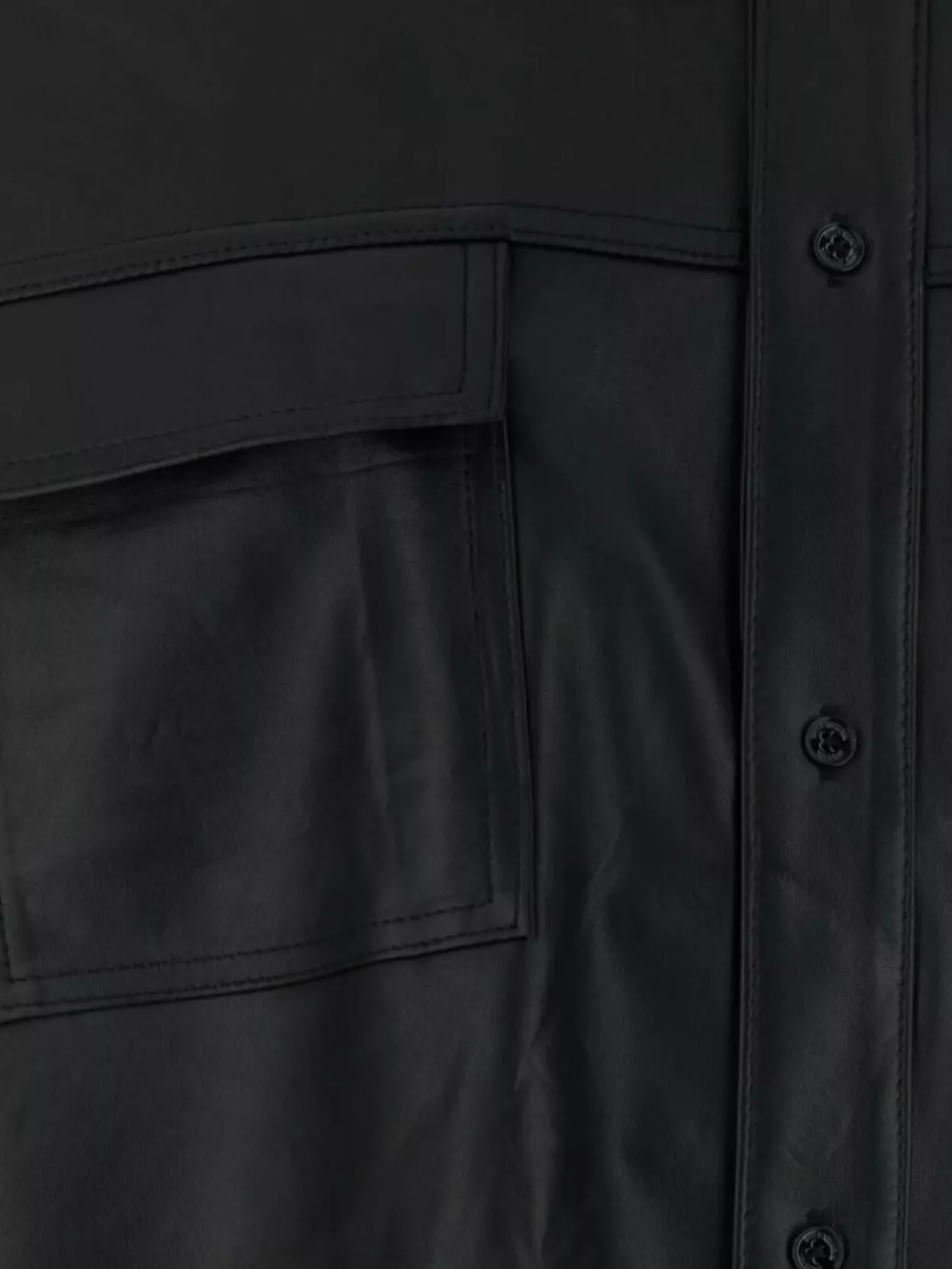 Michael Kors Oversize Lamb Leather Shirt