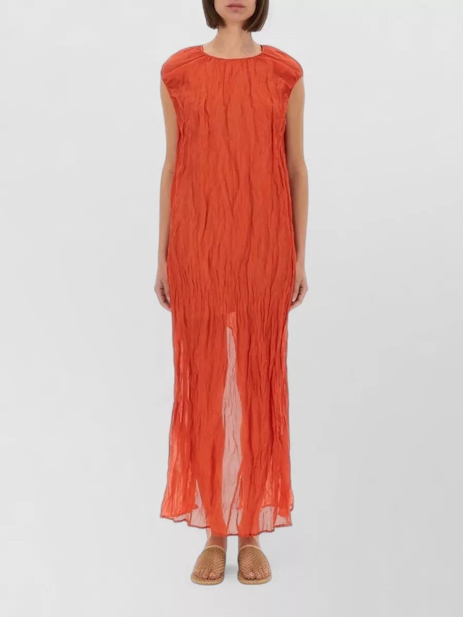 Alysi Metallic relaxed-fit maxi dress