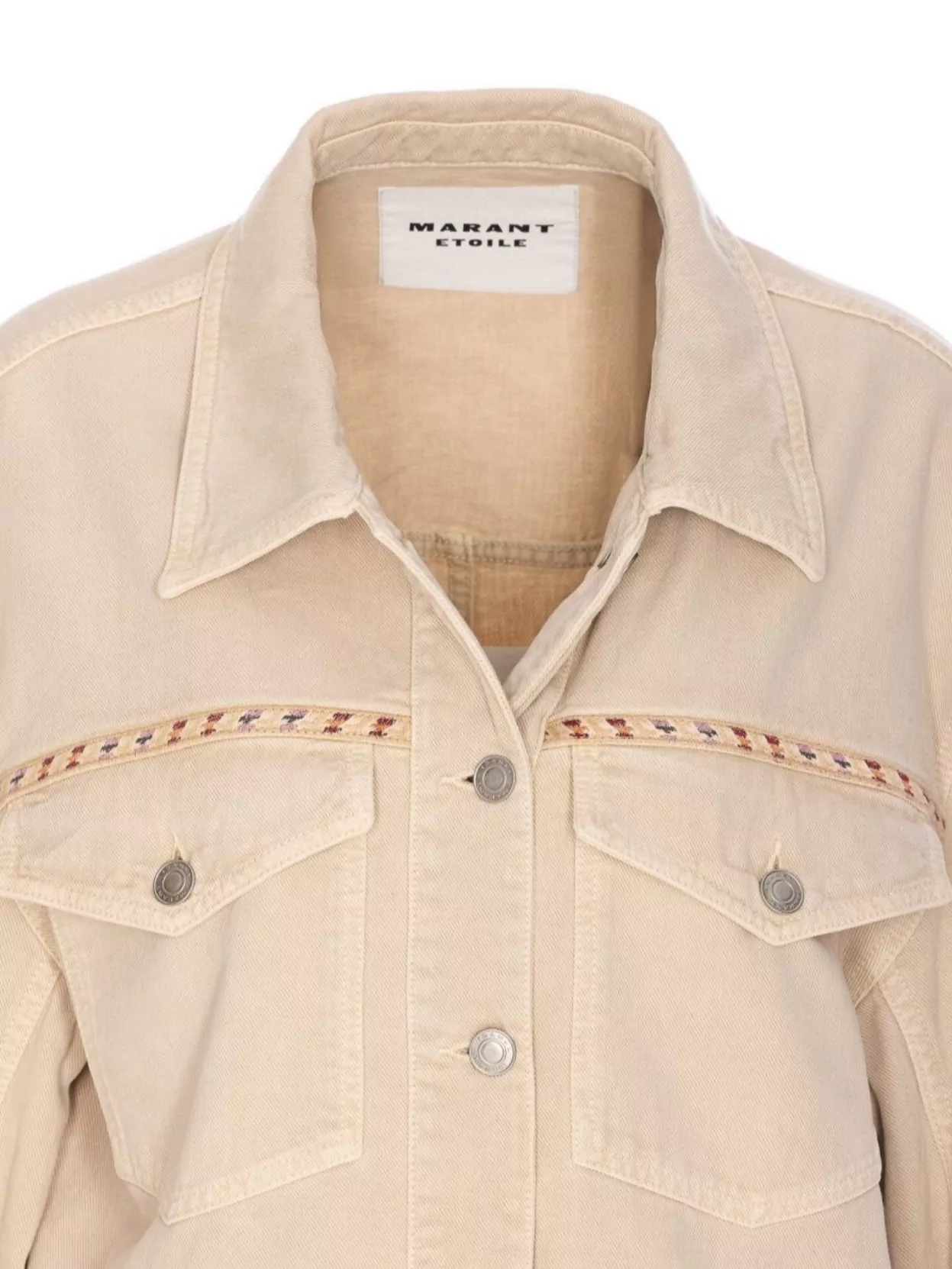 Isabel Marant Étoile Sleeve Embroidered Fringe Detail Blazer
