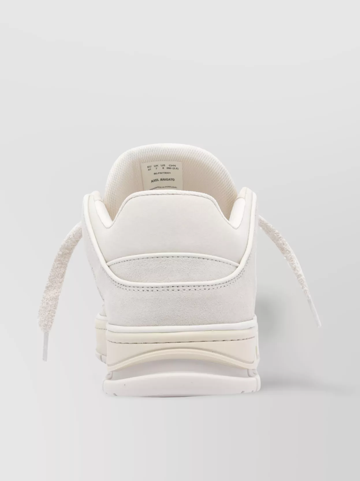Axel Arigato Round Toe Suede Upper Sneakers