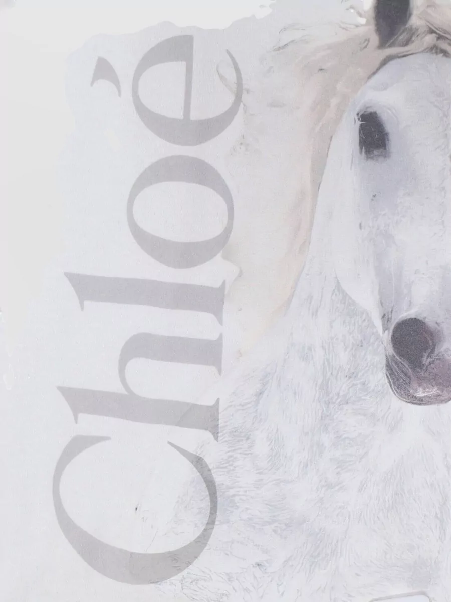 Chloé Organic Cotton Short Sleeve T-Shirt