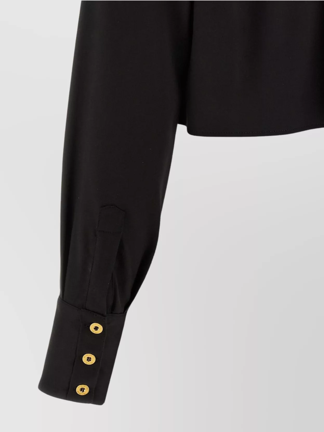 Elisabetta Franchi Short Shirt With Long Sleeves And Collar