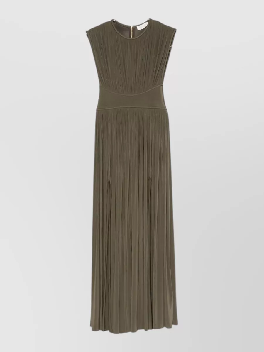 Zimmermann pleated sleeveless maxi dress