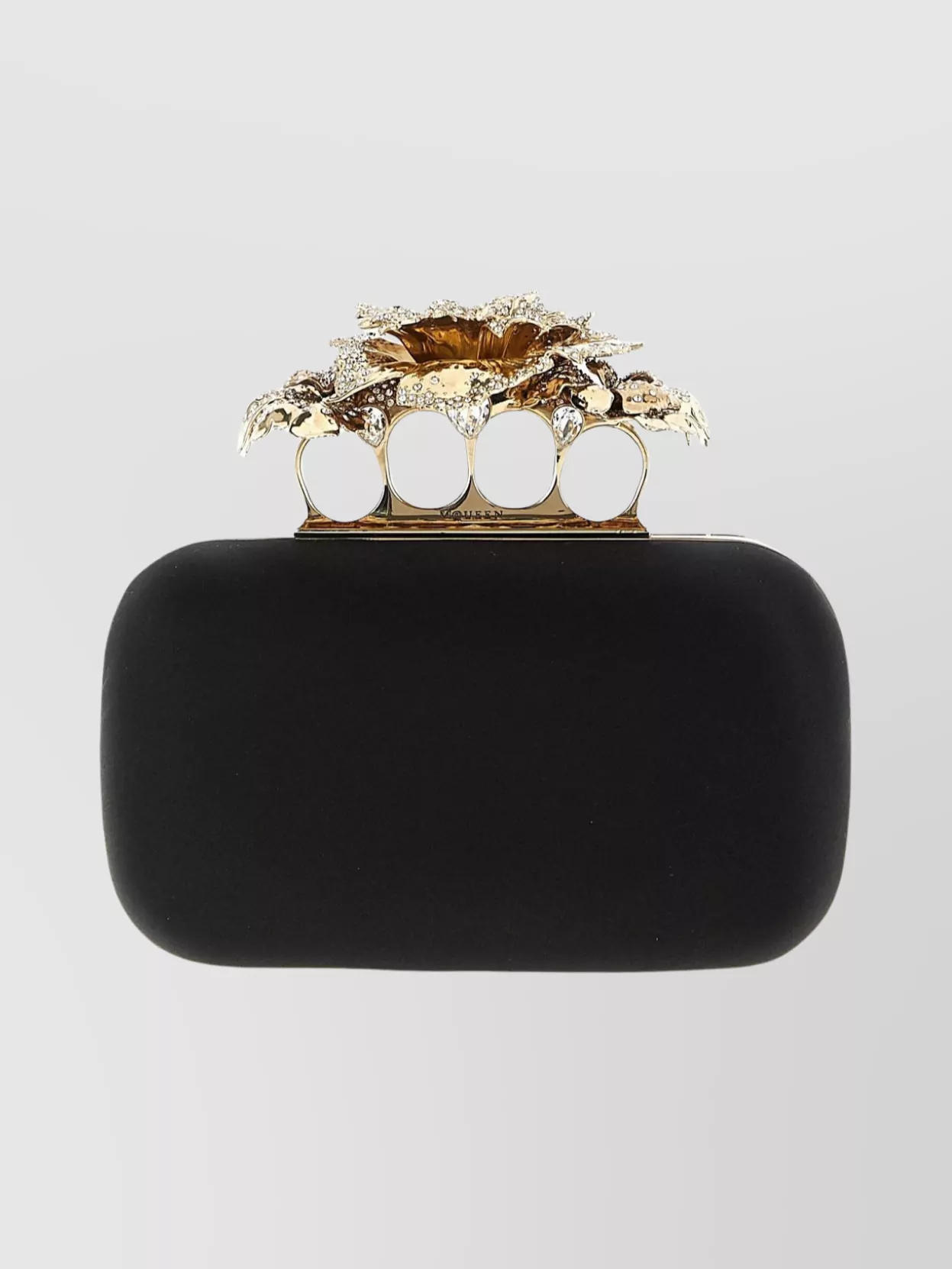 Mc Queen Floral Design Clutch Detachable Chain Strap