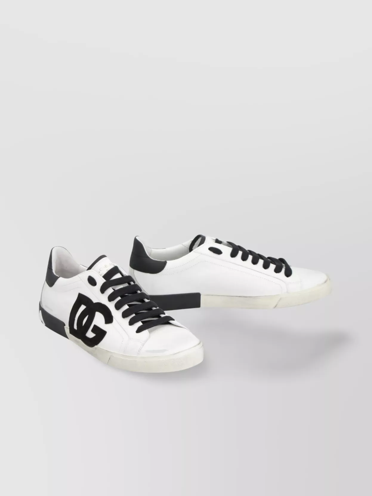 Dolce&Gabbana Low-Top Sneakers With Contrasting Heel Insert