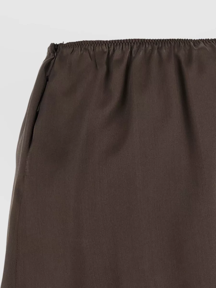 Magda Butrym Silk Lace-Trim Mini Skirt