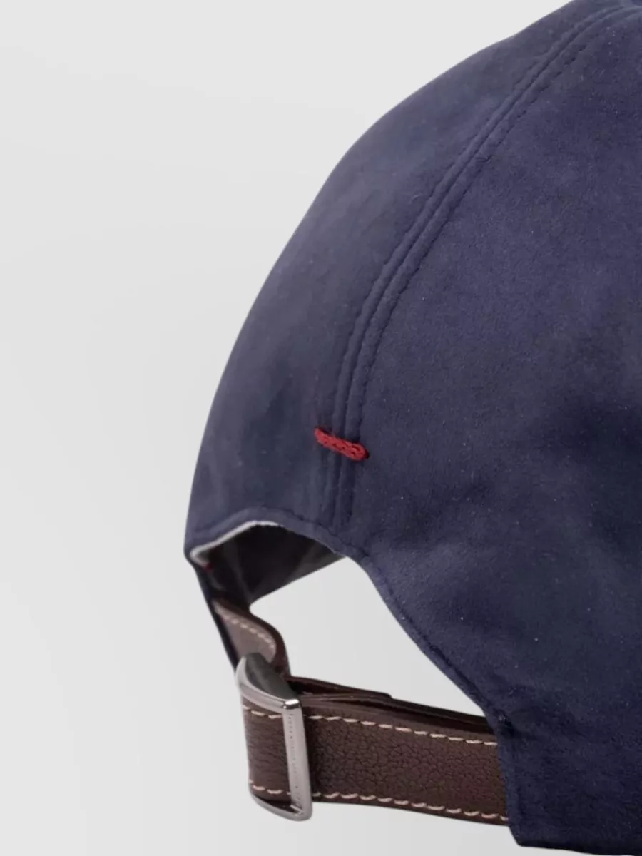 Brunello Cucinelli Visor Cap Chu16 Curved Brim Design