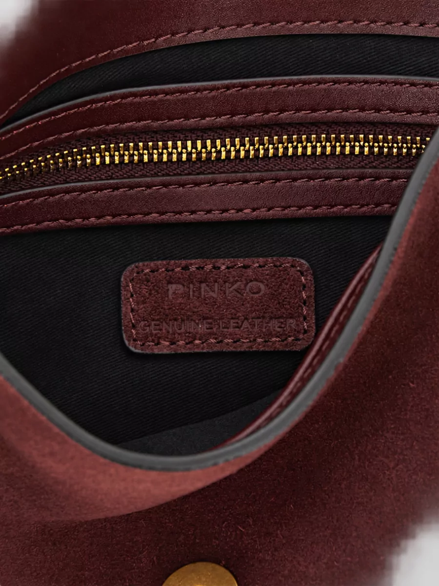 Pinko Love Bag Mini Leather Clutch Bag