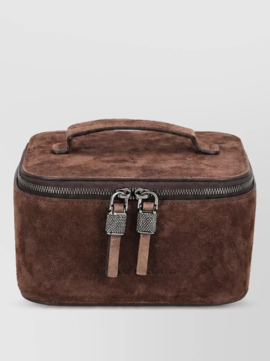 Brunello Cucinelli monili leather jewellery box