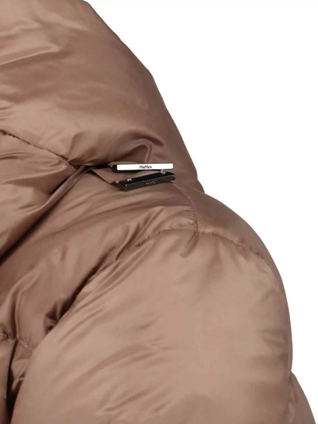 Max Mara Quilted Hooded Jacket Long Sleeves
