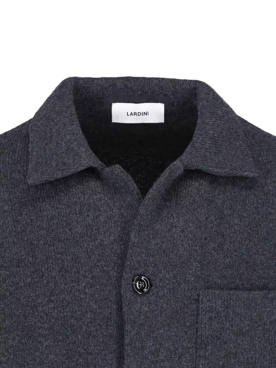Lardini Cashmere Single Breasted Coat