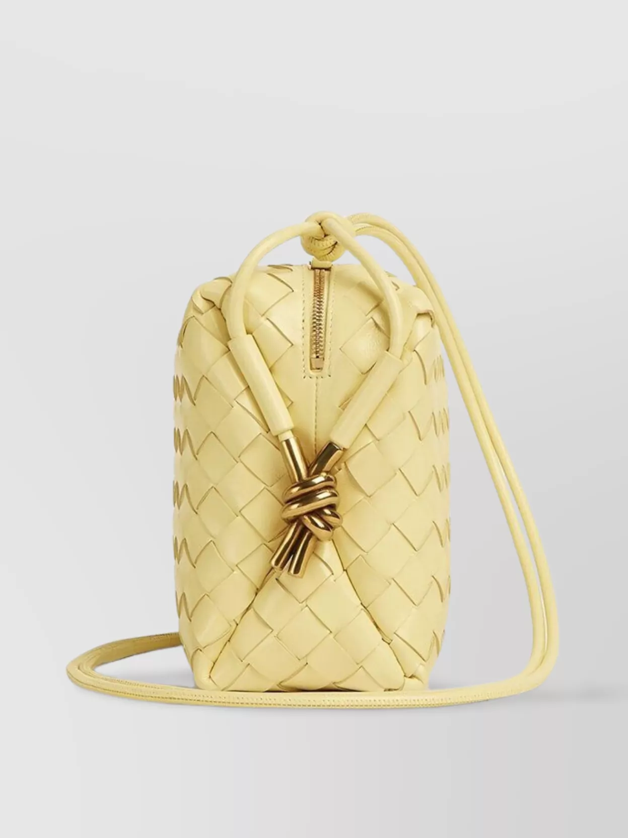 Bottega Veneta Quilted Loop Crossbody With Tassel