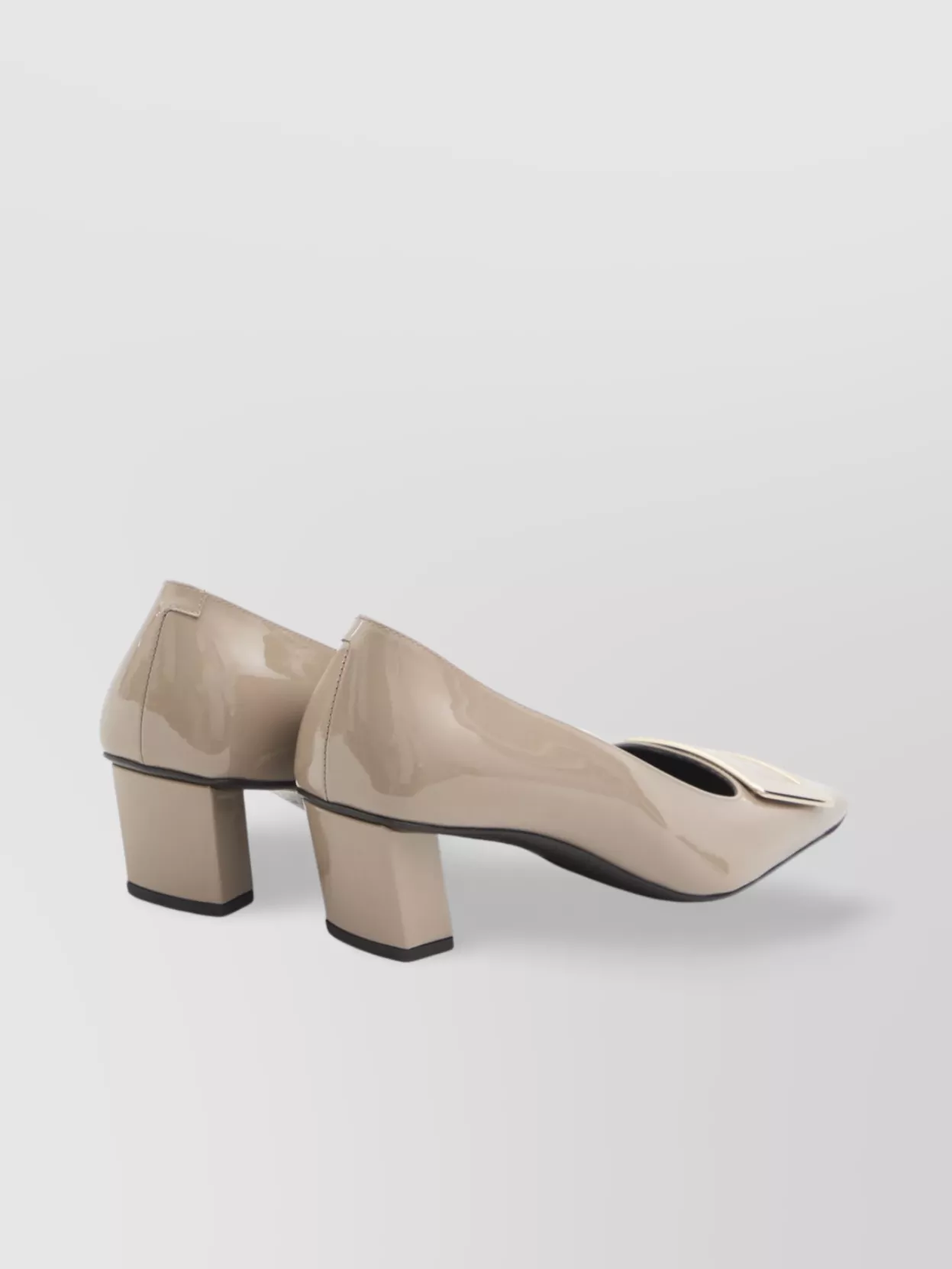 Roger Vivier Square Toe Skyscraper Heel Pumps