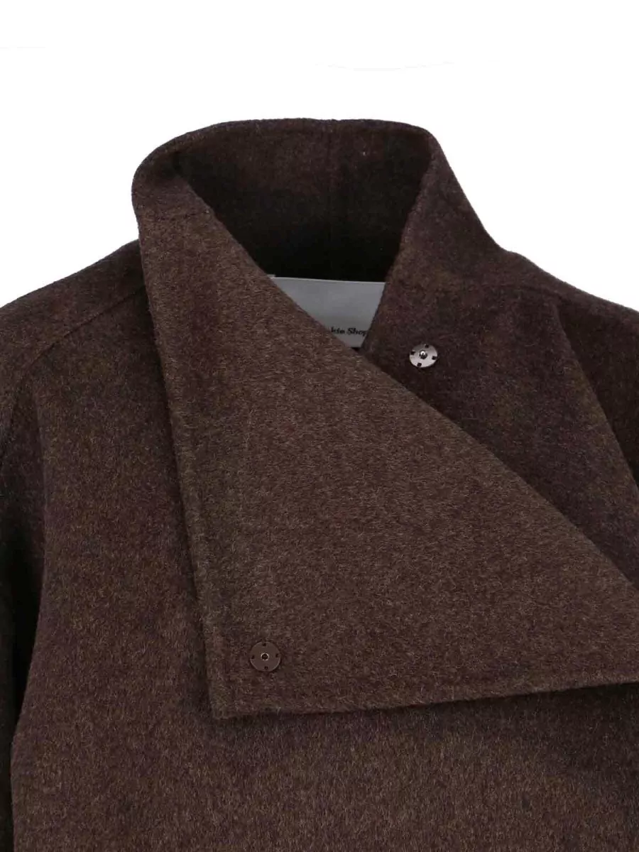 The Frankie Shop Oversized Funnel Neck Coat