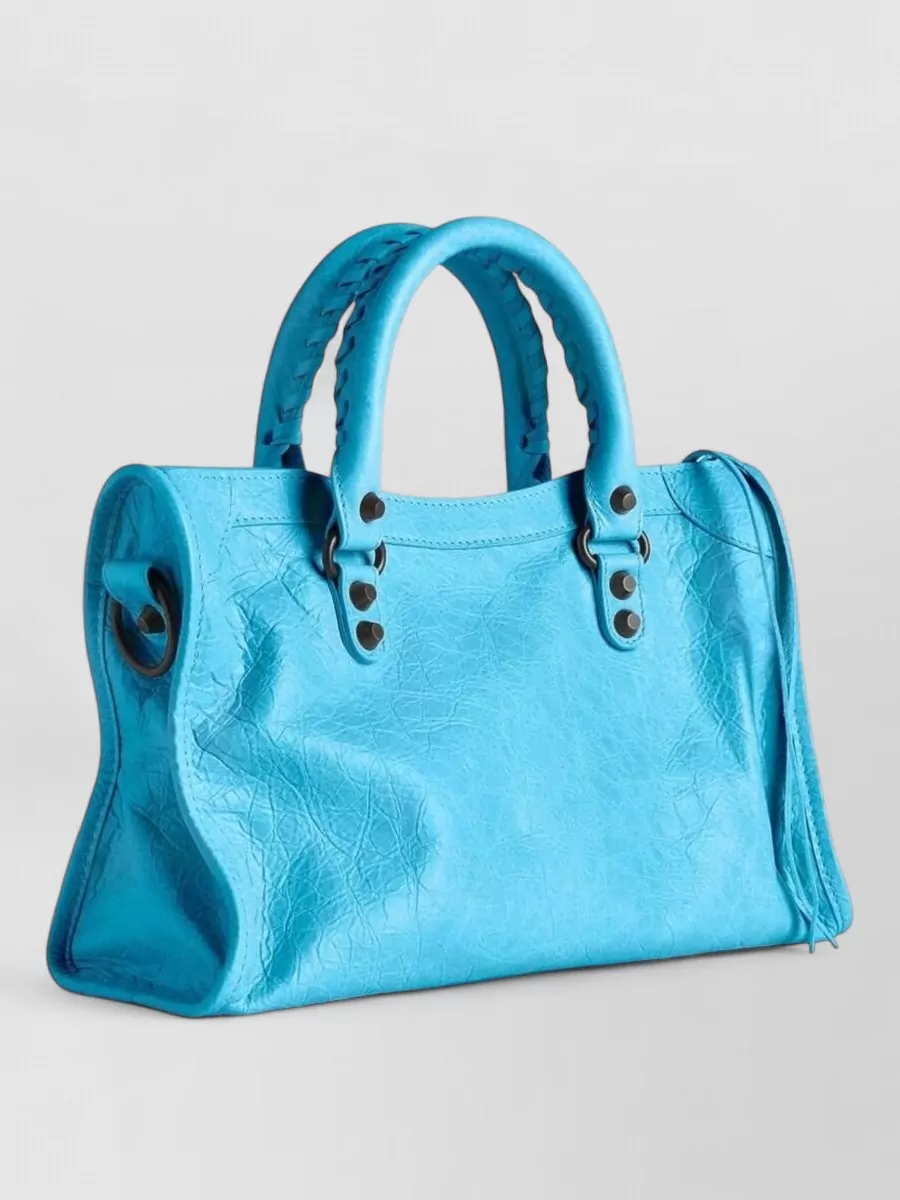 Balenciaga Le City Small Leather Shoulder Bag