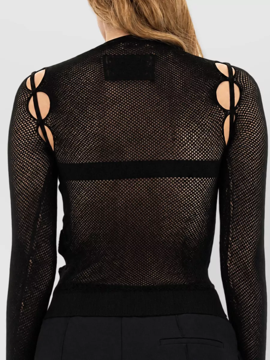 Off-White Sleeveless Knitted Top