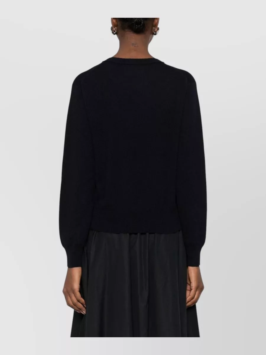 Lisa Yang Cashmere Crew-Neck Long-Sleeve Sweatshirt