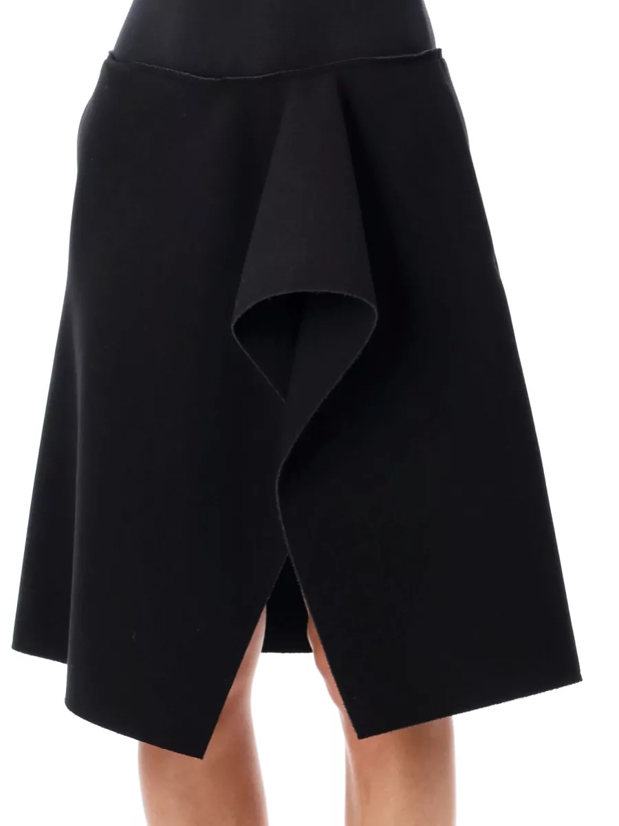 Totême Scuba Low-Rise Midi Skirt