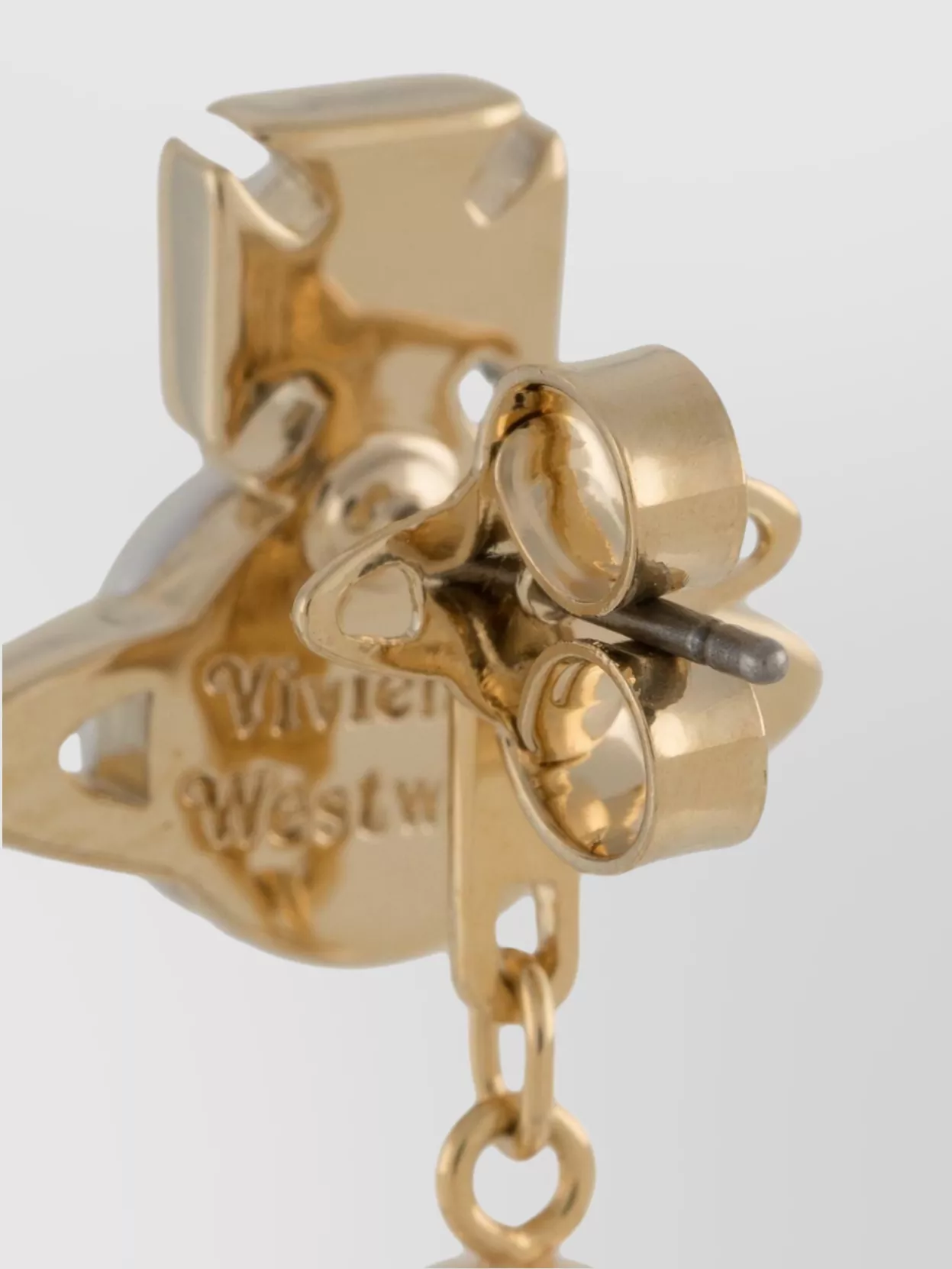 Vivienne Westwood Drop Pearl Earrings Pair