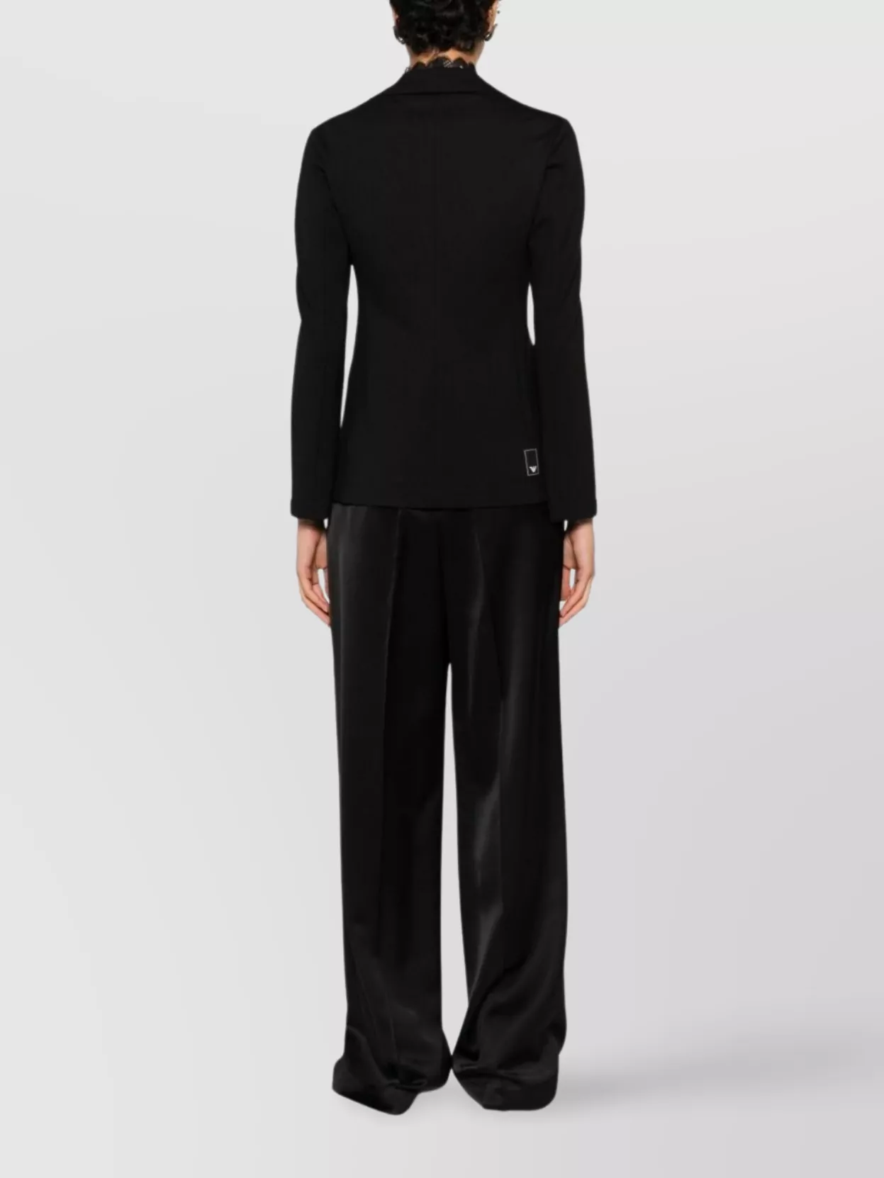 Emporio Armani Tailored Jersey Blazer Featuring Pockets