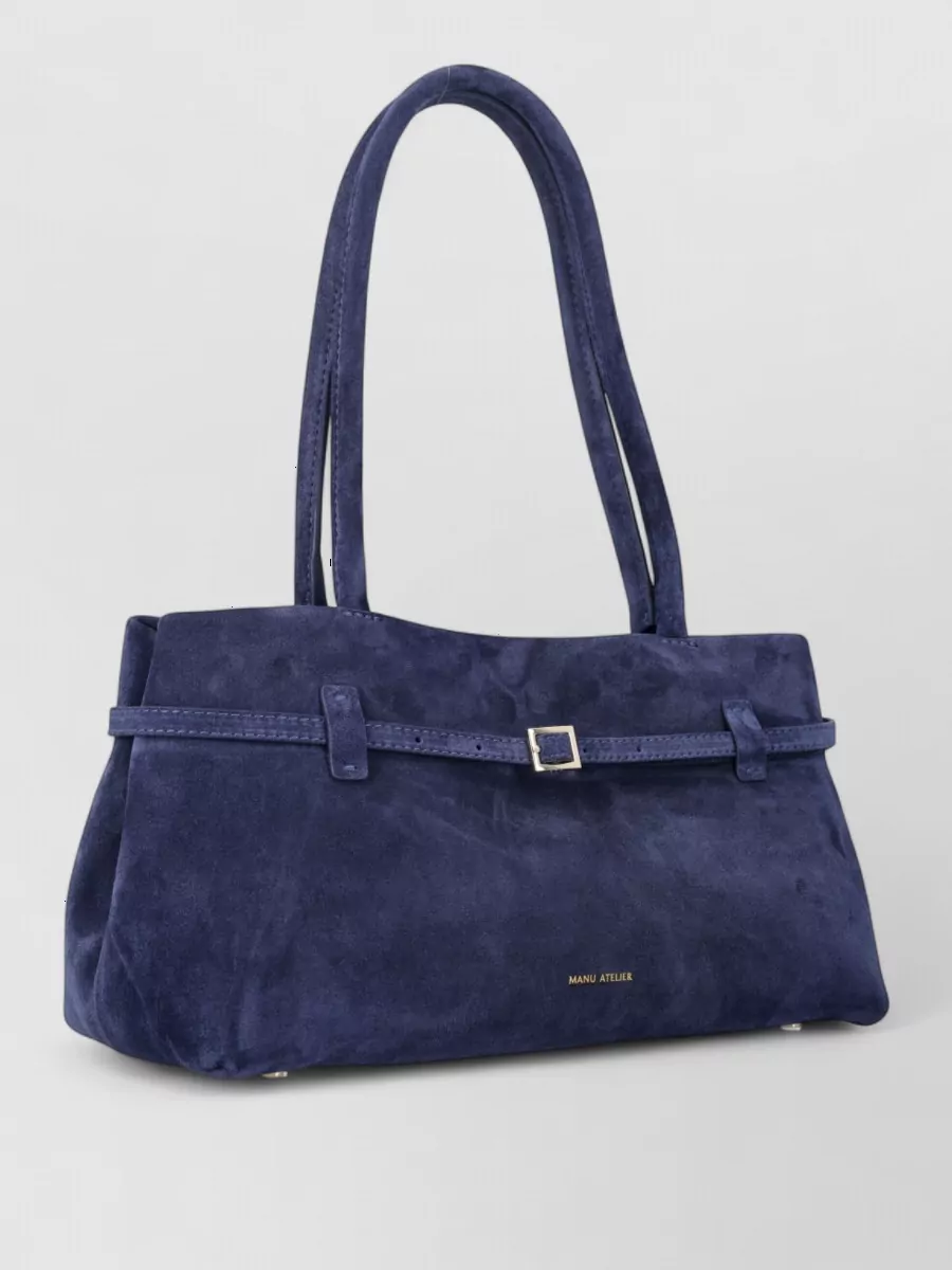 Manu Atelier Leather shoulder bag
