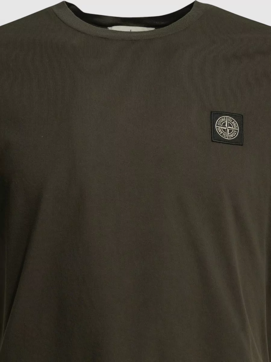 Stone Island Ribbed Slim-Fit T-Shirt