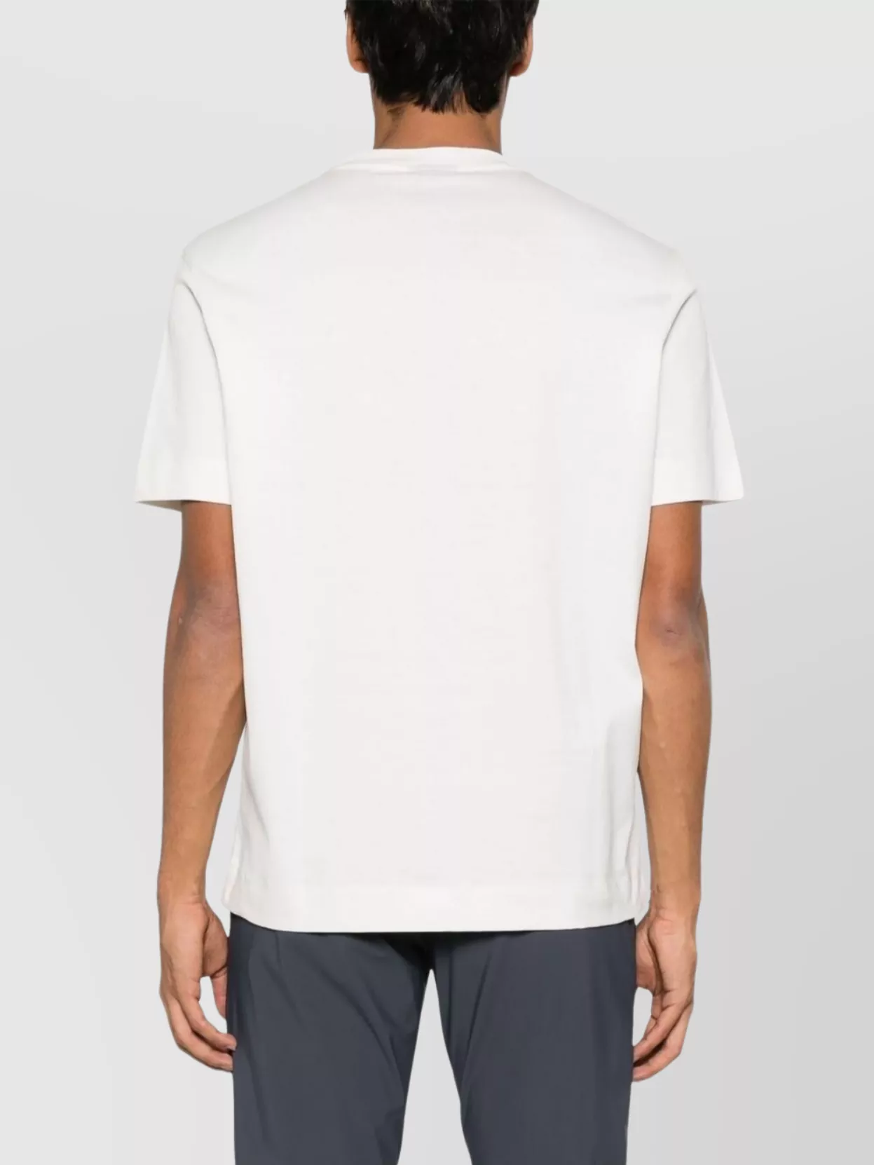 Emporio Armani Cotton Crew Neck Logo T-Shirt