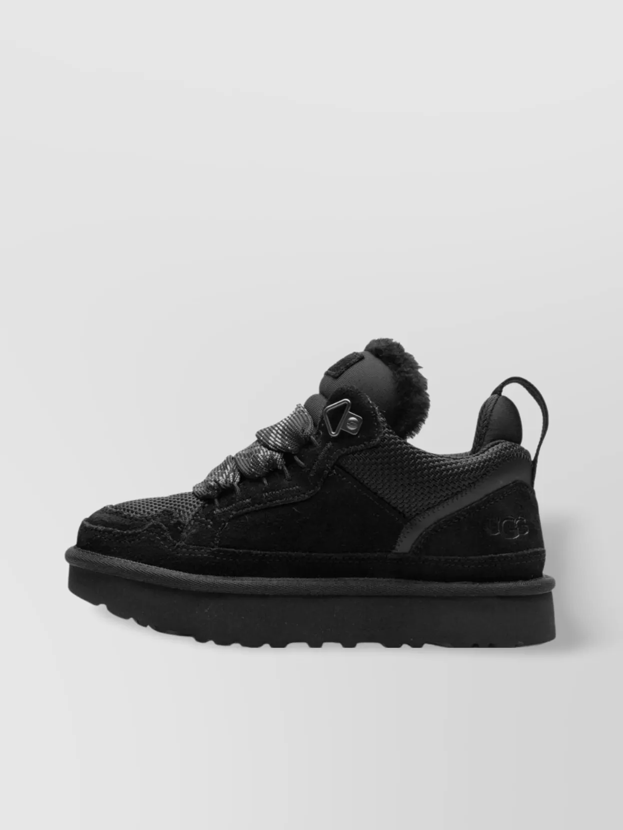 Ugg Padded Collar Canvas Sneakers