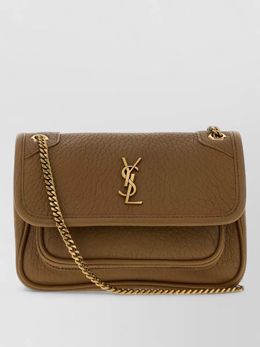 Saint Laurent niki mini leather clutch bag