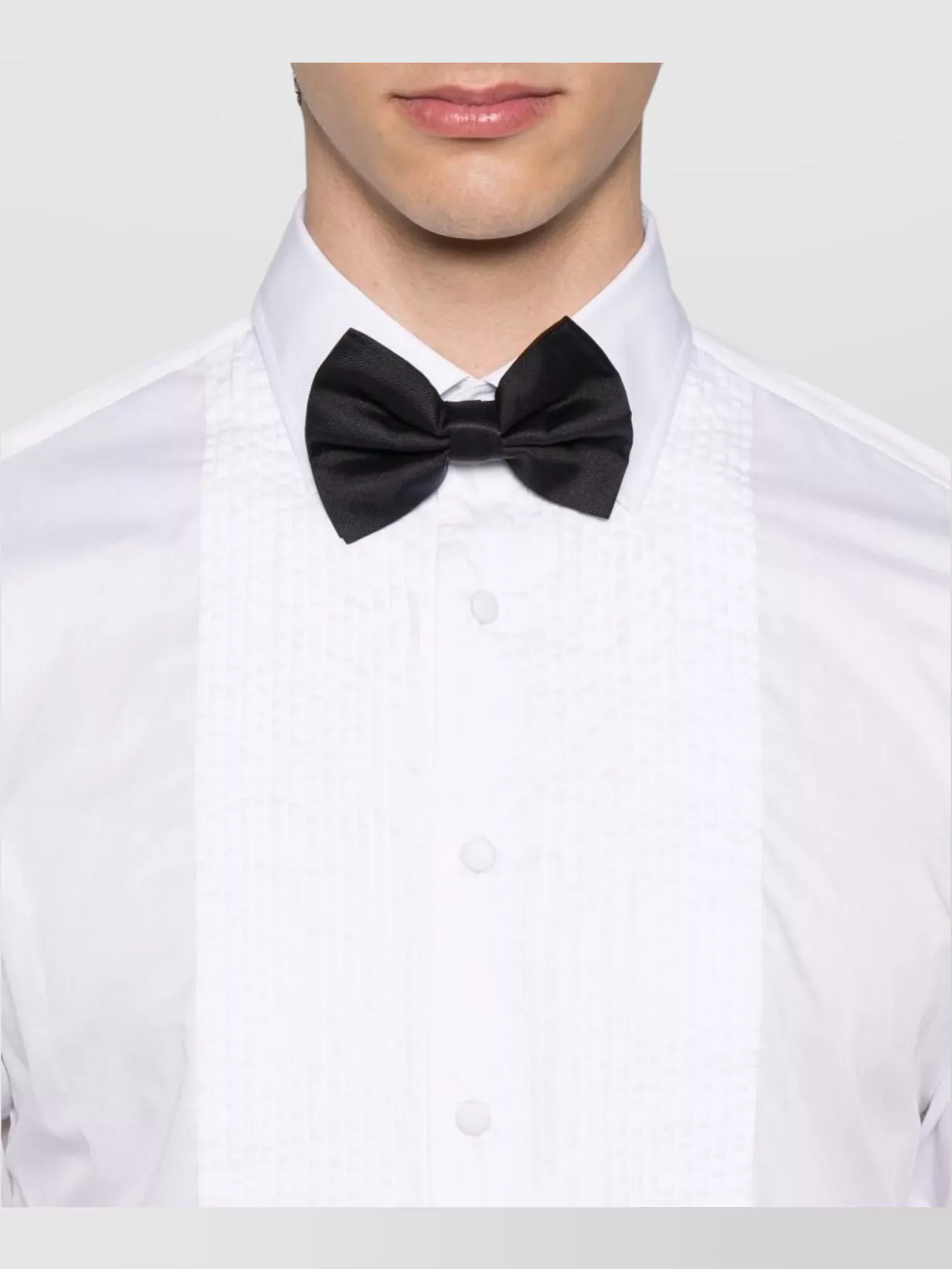 Tagliatore Tuxedo Shirt Featuring Pintuck Detailing