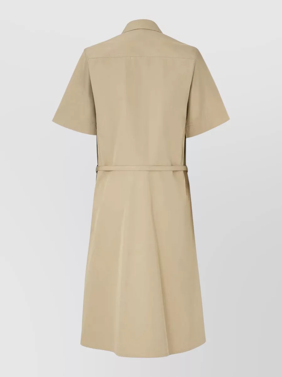 Fendi Cotton Shirt Midi Dress