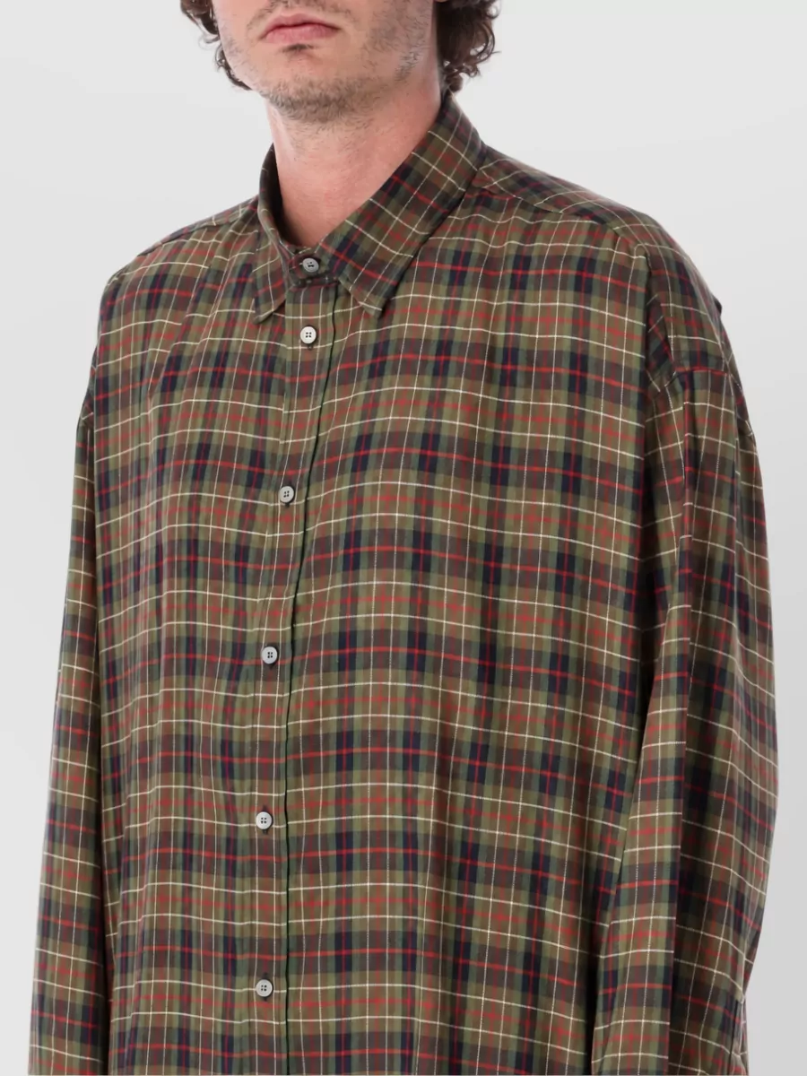 Acne Studios Checked Relaxed-Fit Long-Sleeve Shirt