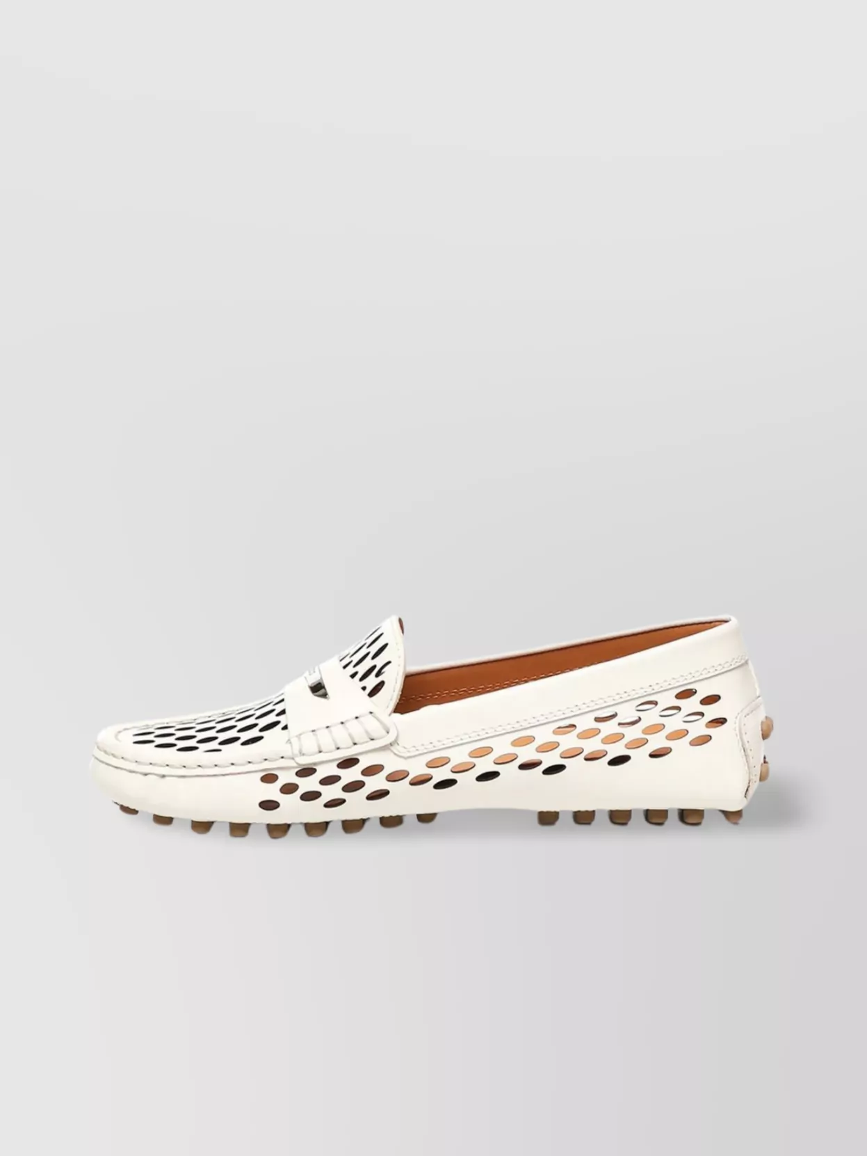 Tod's Gommino Cutout Leather Driving Shoes