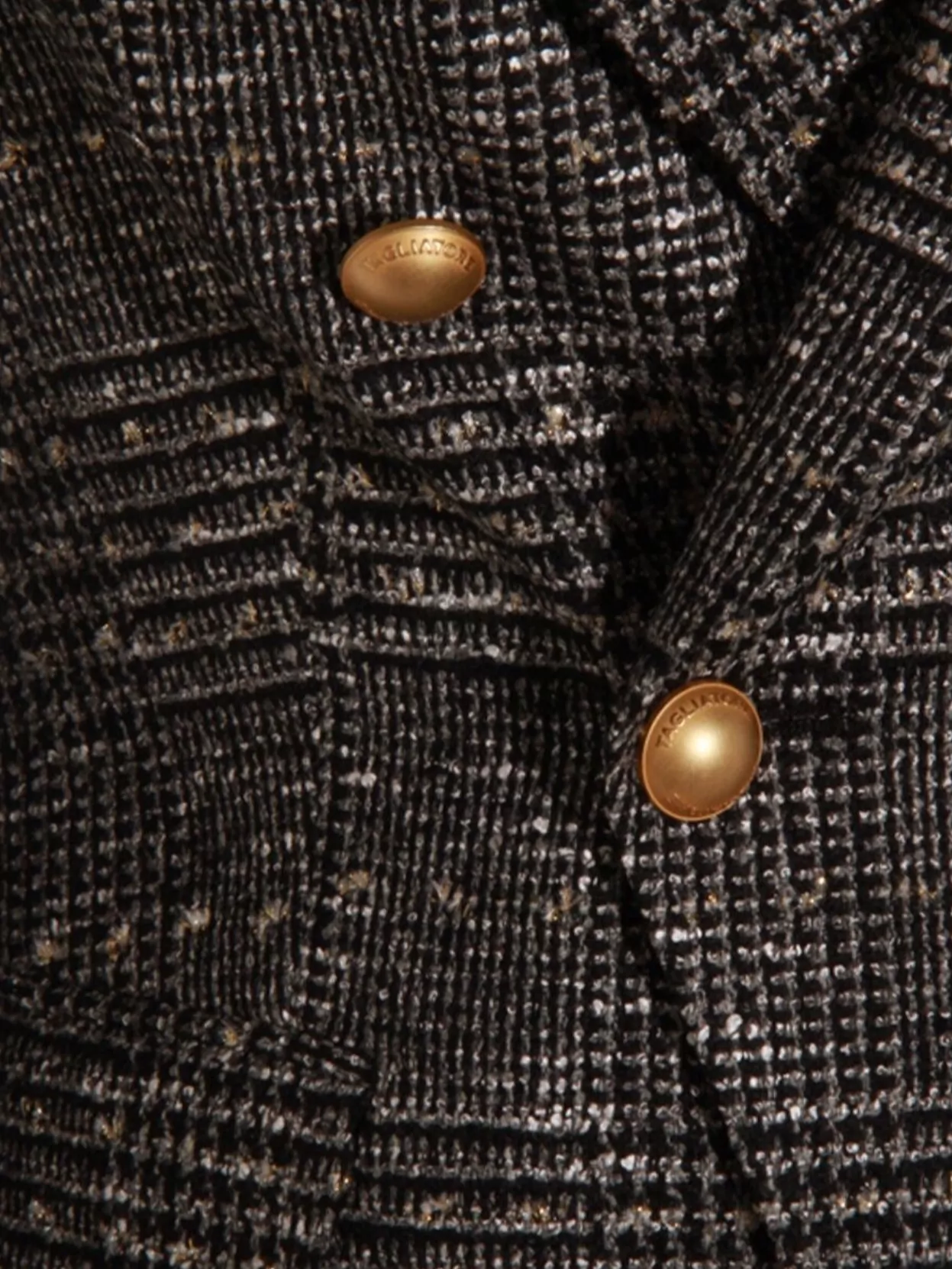 Tagliatore Structured Double-breasted Blazer Button Detailing In Gray