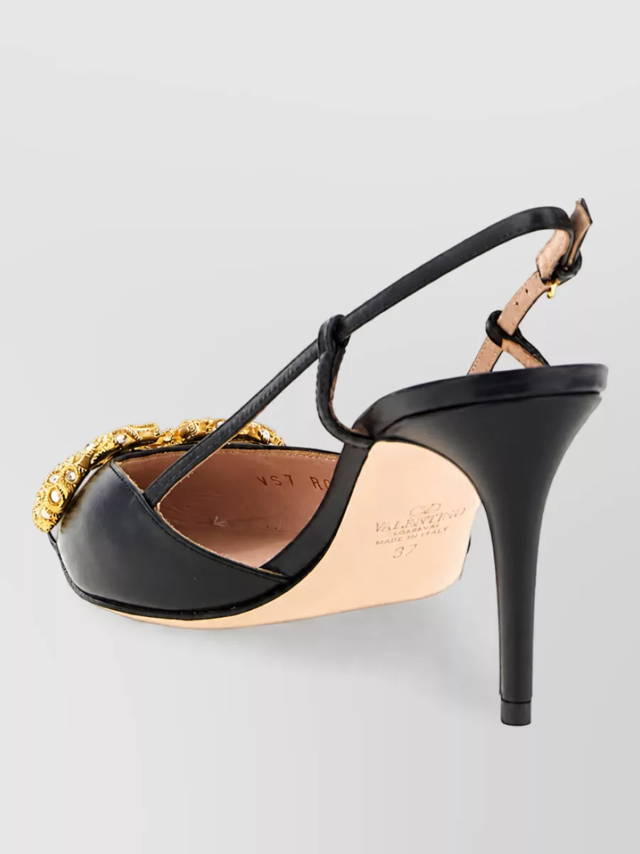 Valentino Garavani Leather Slingback Pumps