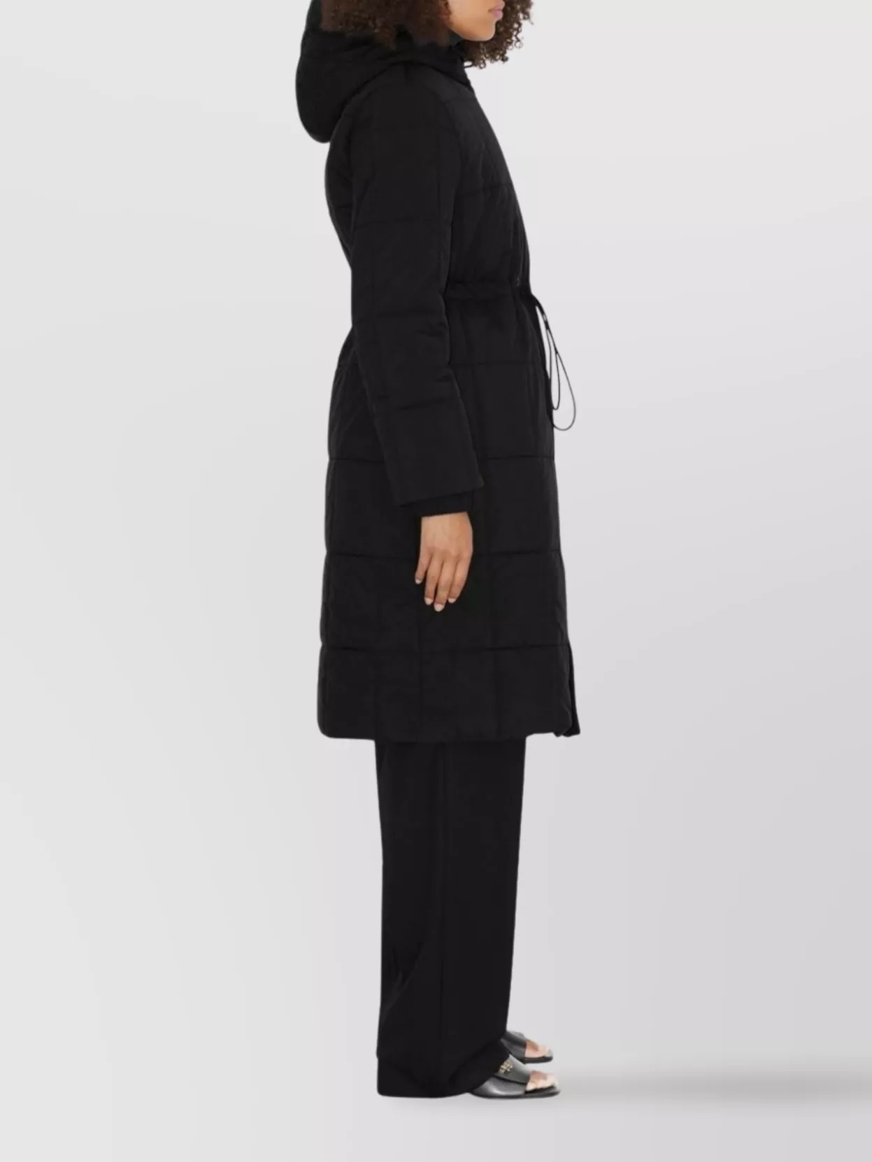Burberry Quilted Hooded Coat