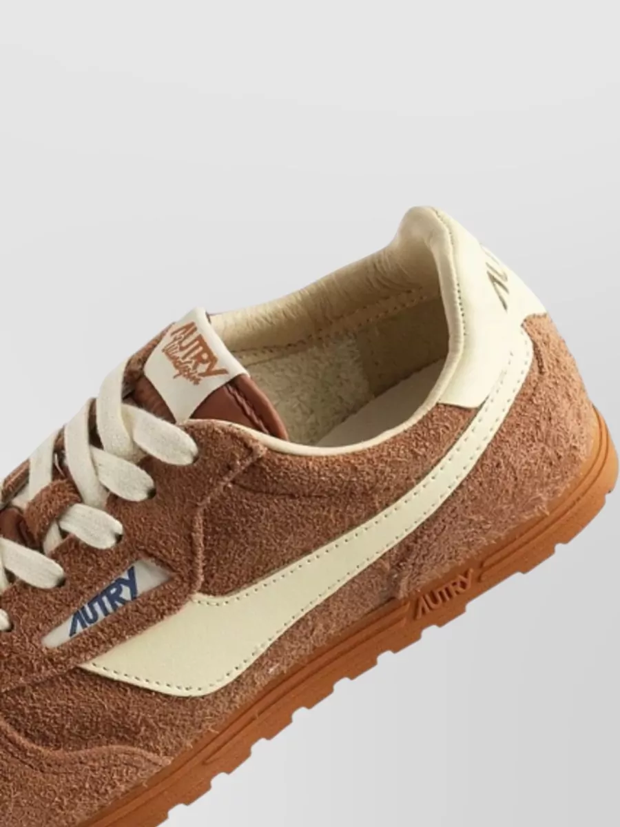 Autry Windspin Low Top Suede Leather Sneakers