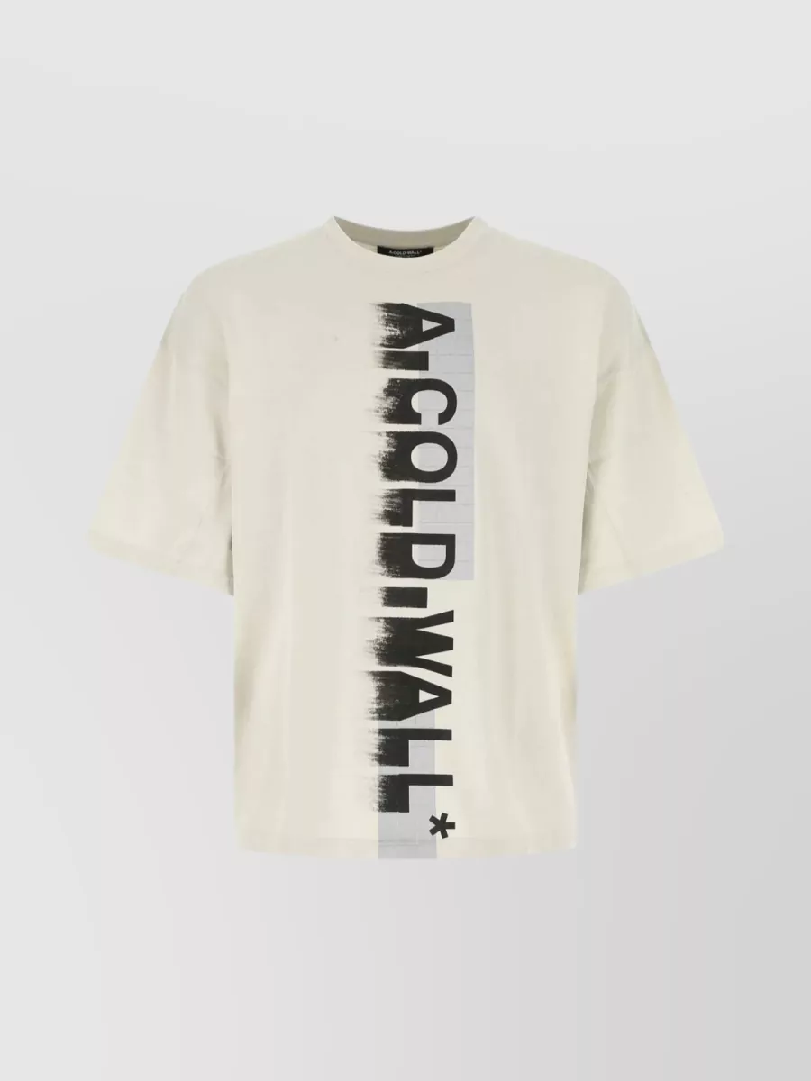 Shop A-cold-wall* Generous Fit Crew Neck T-shirt In Grey