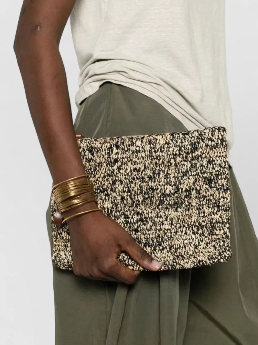 Ibeliv Raffia Mini Clutch Bag